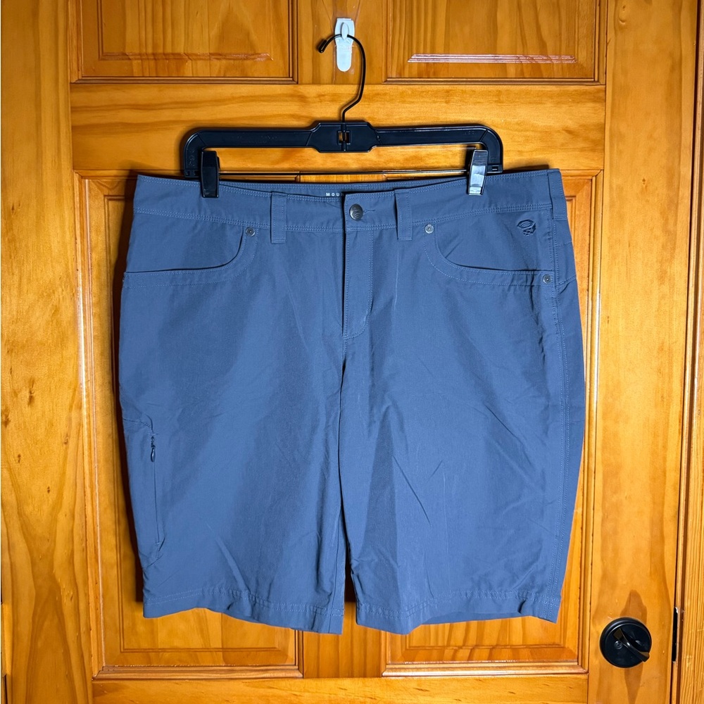 Mountain Hardwear La Strada Hiking Pants Shorts Blue Outdoors Womens Size 12